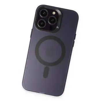 Joko iPhone 15 Pro Max Kılıf Mateks Magsafe Kapak - Derin Mor