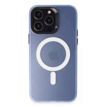 Joko iPhone 15 Pro Max Kılıf Mateks Magsafe Kapak - Sierra Blue