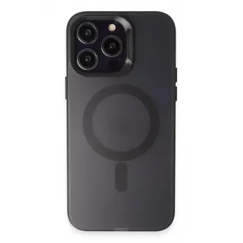 Joko Apple iPhone 15 Pro Max Kılıf Mateks Magsafe Kapak - Siyah