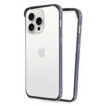 Joko Apple iPhone 15 Pro Max Land Bumper Koruma Kapak - Lacivert