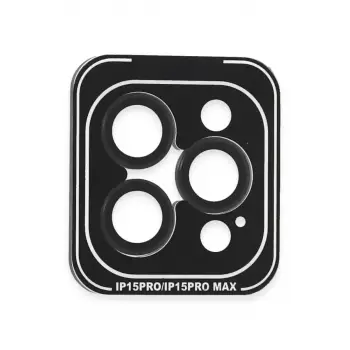 Joko Apple iPhone 15 Pro Max PVD Metal Kamera Lens - Siyah