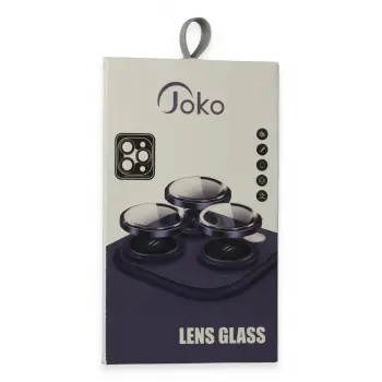Joko iPhone 15 Pro Max PVD Metal Kamera Lens - Siyah