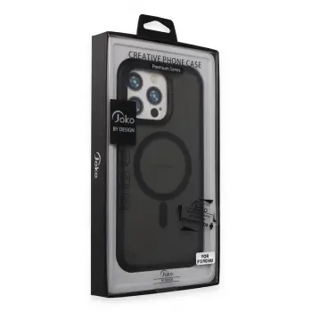 Joko iPhone 15 Pro Max Toras Airbag Magsafe Kapak - Siyah