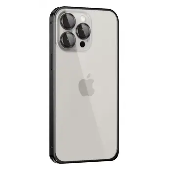 Joko Apple iPhone 15 Pro Metal Bumper Mat Kapak - Siyah