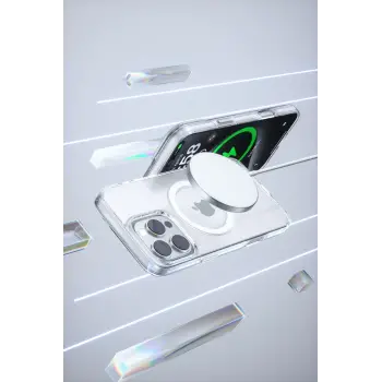 Joko iPhone 16 Pro Gleam PC Sert Magsafe Kılıf - Şeffaf