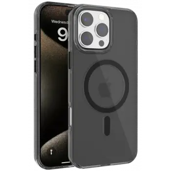 Joko Apple iPhone 16 Pro Gleam PC Sert Magsafe Kılıf - Siyah