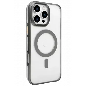 Joko Apple iPhone 16 Pro Gleam PC Sert Magsafe Kılıf - Titan Gri