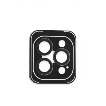 Joko Apple iPhone 16 Pro Max PVD Metal Kamera Lens - Siyah