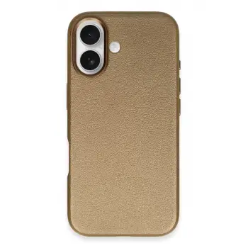 Joko Apple iPhone 16 Wonder Deri Magsafe Kapak - Bronz