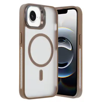 Joko Apple iPhone 16E Flet Lens Magsafe Kapak - Gold