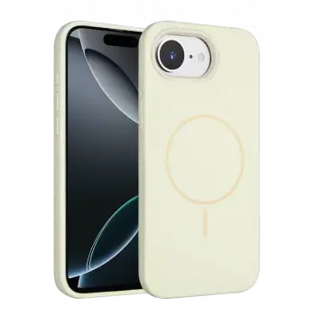 Joko Apple iPhone 16E Kılıf Jully Magsafe Kapak - Bej
