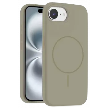 Joko Apple iPhone 16E Kılıf Jully Magsafe Kapak - Çöl Titanyum
