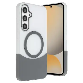 Joko Samsung Galaxy S24 FE Velar Magsafe Kapak - Natural Grey