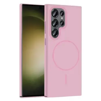 Joko Samsung Galaxy S24 Ultra Broş Magsafe Kapak - Pembe