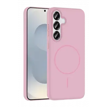 Joko Samsung Galaxy S25 Broş Magsafe Kapak - Pembe