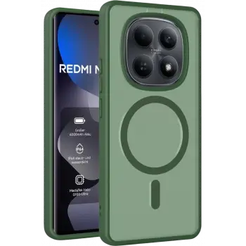 Joko Xiaomi Redmi Note 15 Pro 4G Jota Magsafe Kapak - Koyu Yeşil