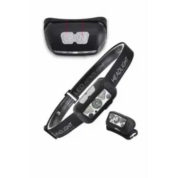 Kamp Lambası Kafa Feneri Kafa Lambası Ayarlanabilir Sensörlü Şarjlı