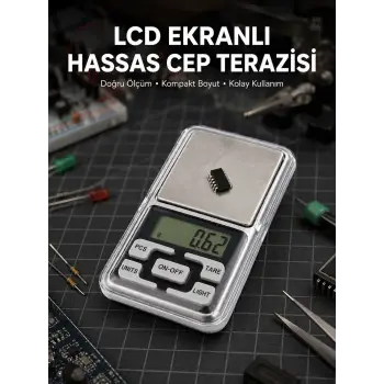 Kapaklı Dijital Cep Terazisi Hassasiyet 300 Gr Yeni Nesil