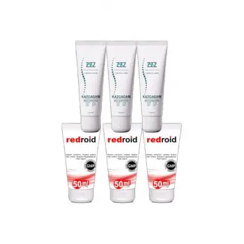 Kaz Gagası 100 ml Rahatlatıcı Kremi 2 Adet Redroid Rahatlatıcı 50 ml 2 Adet