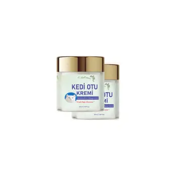 Kedi Otu Kremi 50 ml 2 Adet Kafur Ağacı Yağı İçerikli Rahatlatıcı Krem