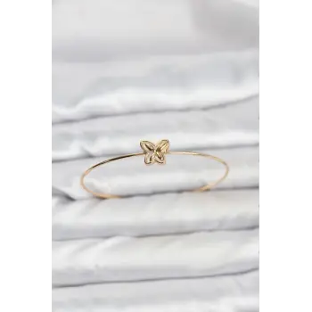 Kelebek Model Gold Renk Bileklik