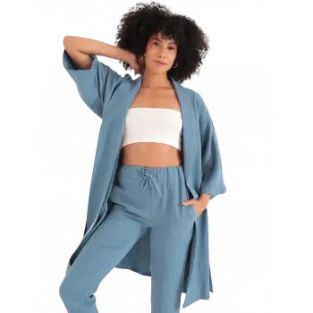 Kimono Üst - İNDİGO