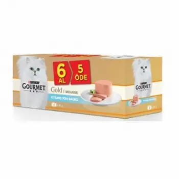Kıyılmış Ton Balıklı Yetişkin Kedi Konservesi 6 Al 5 Öde