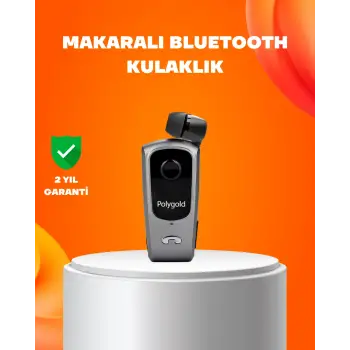 Klipsli Tasarımlı Bluetooth Kulaklık Uzun Pil Ömrü