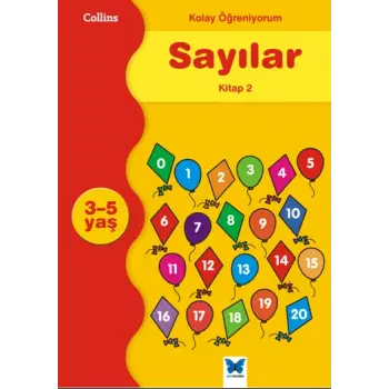 Kolay Öğreniyorum Sayılar - Kitap 2 (3-5 Yaş)