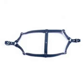Konfor Ronin Deri Köpek Göğüs Tasması Royalblue 1,5x40 45 Cm