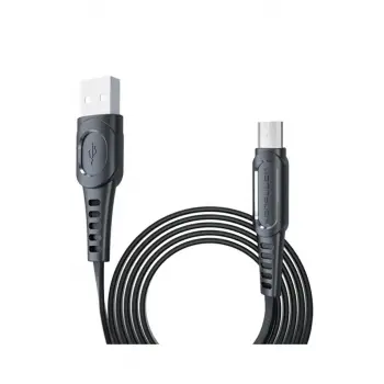 Konfulon DC01 Süper Hızlı Micro USB Kablo 1M 2.4A - Siyah