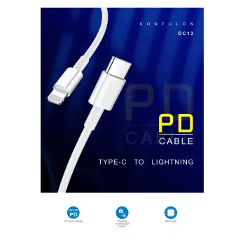 Konfulon DC13 1M 20W Type-C to Lightning Kablo iphone Uyumlu