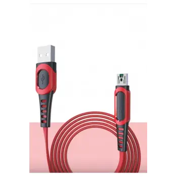 Konfulon DC24 Micro USB Kablo 1.2M 4A - Kırmızı