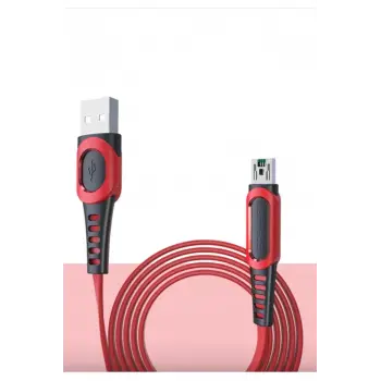 Konfulon DC24 Micro USB Kablo 1.2M 4A - Kırmızı