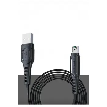 Konfulon DC24 Micro USB Kablo 1.2M 4A - Siyah