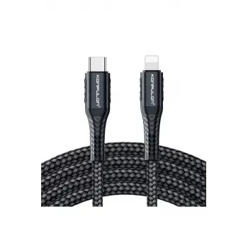Konfulon DC35 Type-C to Lightning Kablo 1MT - Siyah