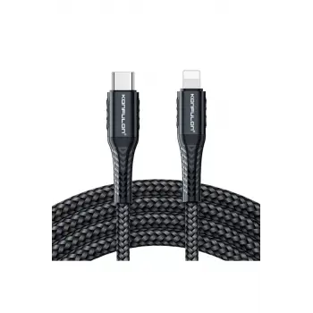 Konfulon DC35 Type-C to Lightning Kablo 1MT - Siyah