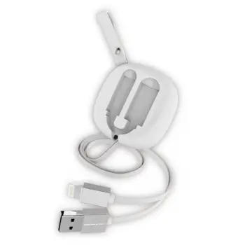 Konfulon S80 Lightning Kablo iphone Uyumlu 20cm-1M 2A - Beyaz