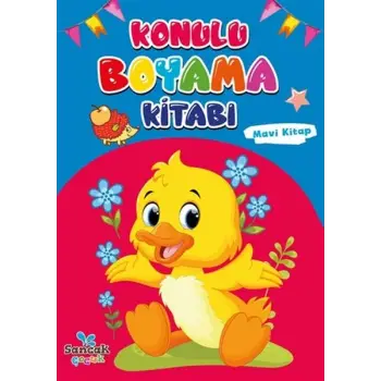 Konulu Boyama Kitabı - Mavi Kitap