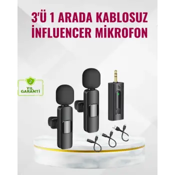 Küçük Boyutlu Mikrofon - 8 Saat Kullanım