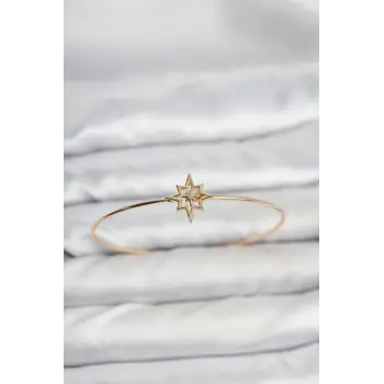 Kutup Yıldızı Model Gold Renk Bileklik