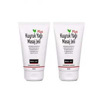 Kuyruk Yağı Masaj Jeli Plus 2 Adet 50 ml Konsantre Formül