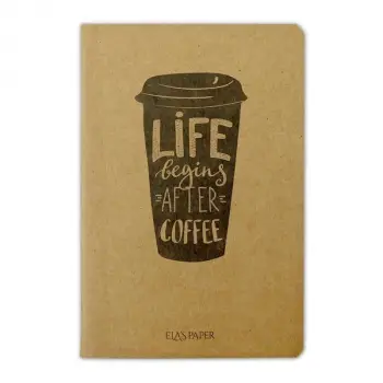 Life Begins Coffee - Defter