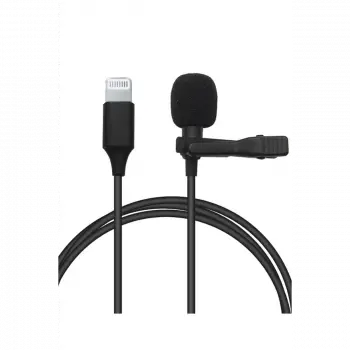 Lightning 2 Metre Double Mikrofon - Siyah