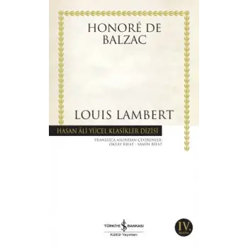 Louis Lambert - Hasan Ali Yücel Klasikleri
