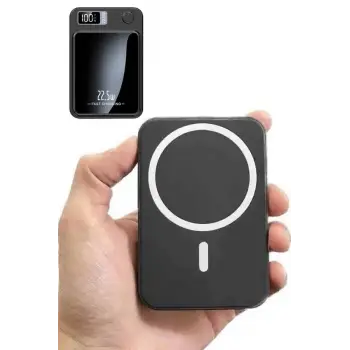 Magsafe Hızlı Şarj 10.000 Mah Wireless Şarj Powerbank Android ve İOS Uyumlu