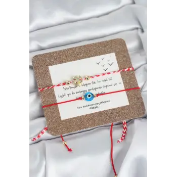 Marteniçka Bileklik 2'li Yonca ve Nazarlı Model