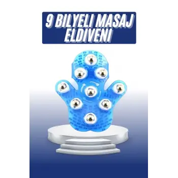 Masaj Aleti El Şeklinde Omuz Bacak Bilyeli Masaj Eldiveni El Şekilli