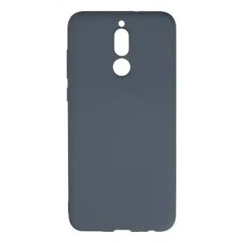 Mate 10 Lite Kılıf Nano içi Kadife Silikon - Gri