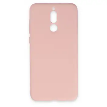 Mate 10 Lite Kılıf Nano içi Kadife Silikon - Pudra